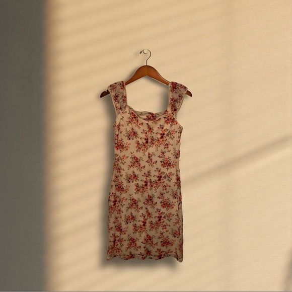 579 Vintage floral babydoll dress. Size medium - Picture 2 of 3